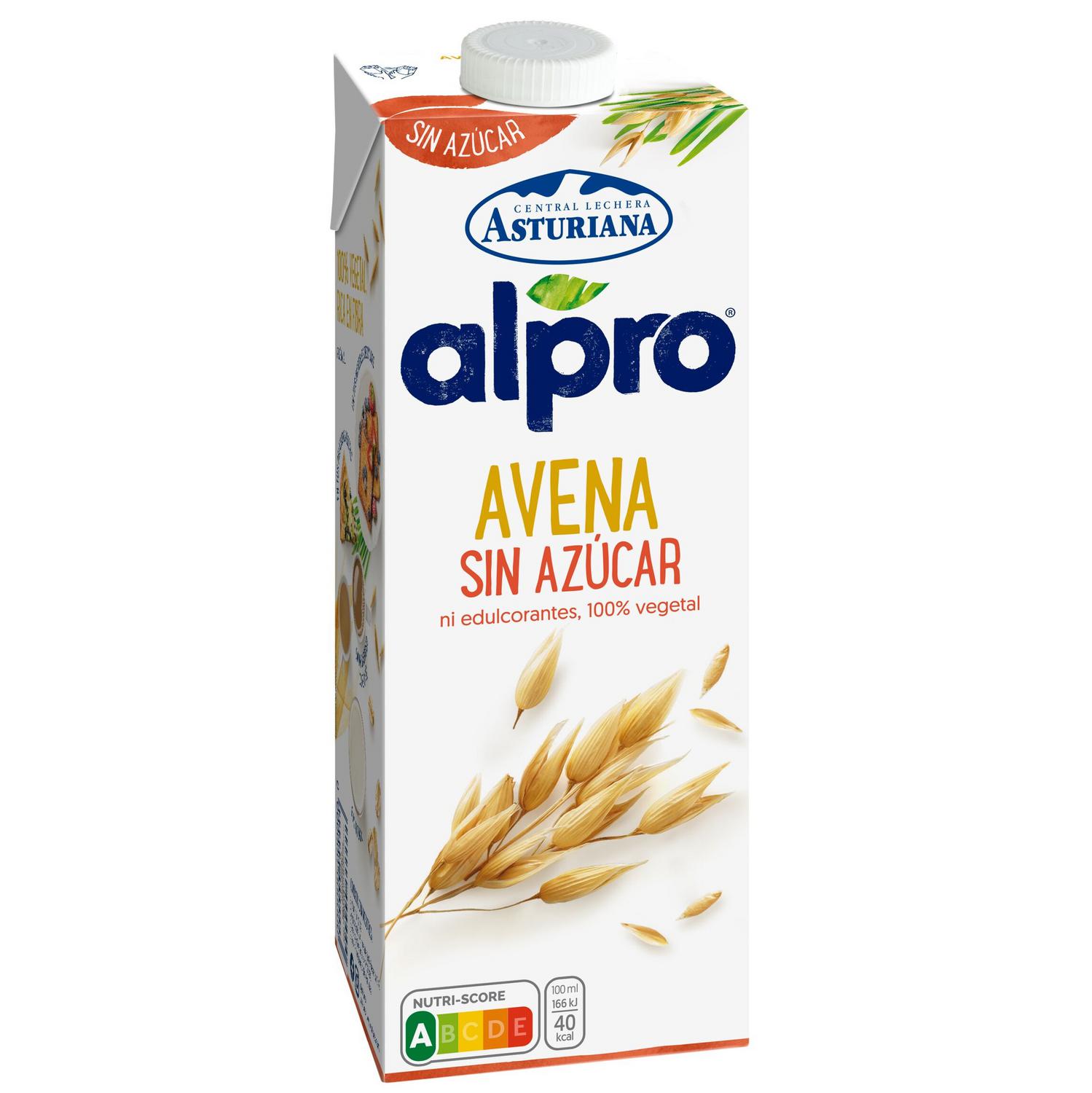 Leche de avena alpro dieta y bienestar