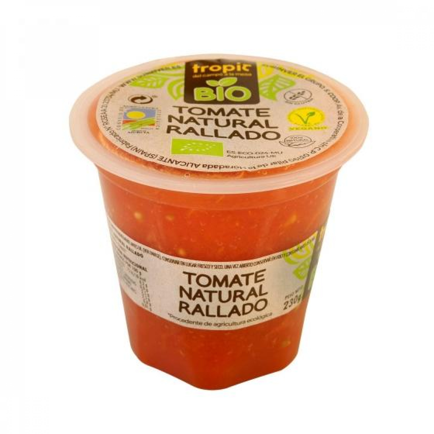 🥑 ¿Es Keto El Tomate Natural Rallado Tropic Bio? ¿Es keto esto?