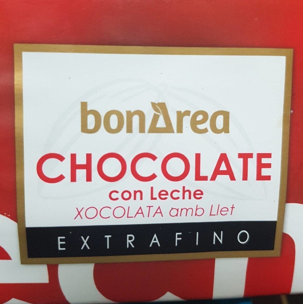 chocolate con leche BonÀrea