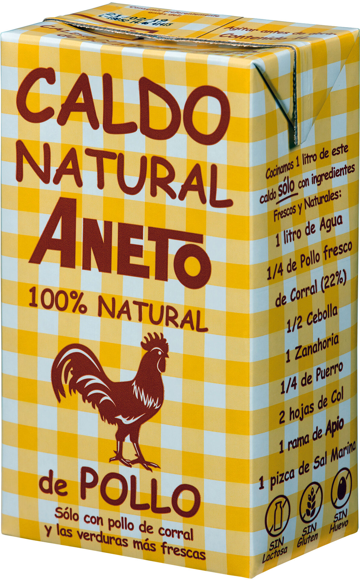 natürliche Hühnerbrühe Aneto